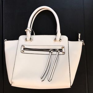 White handbag